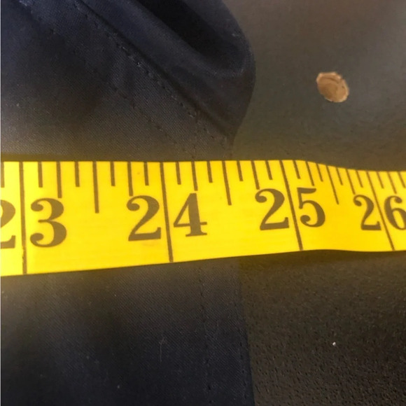 Tommy Hilfiger Men’s Jacket Blue Tan M Zipper Front Pockets Vent Holes - Picture 3 of 11